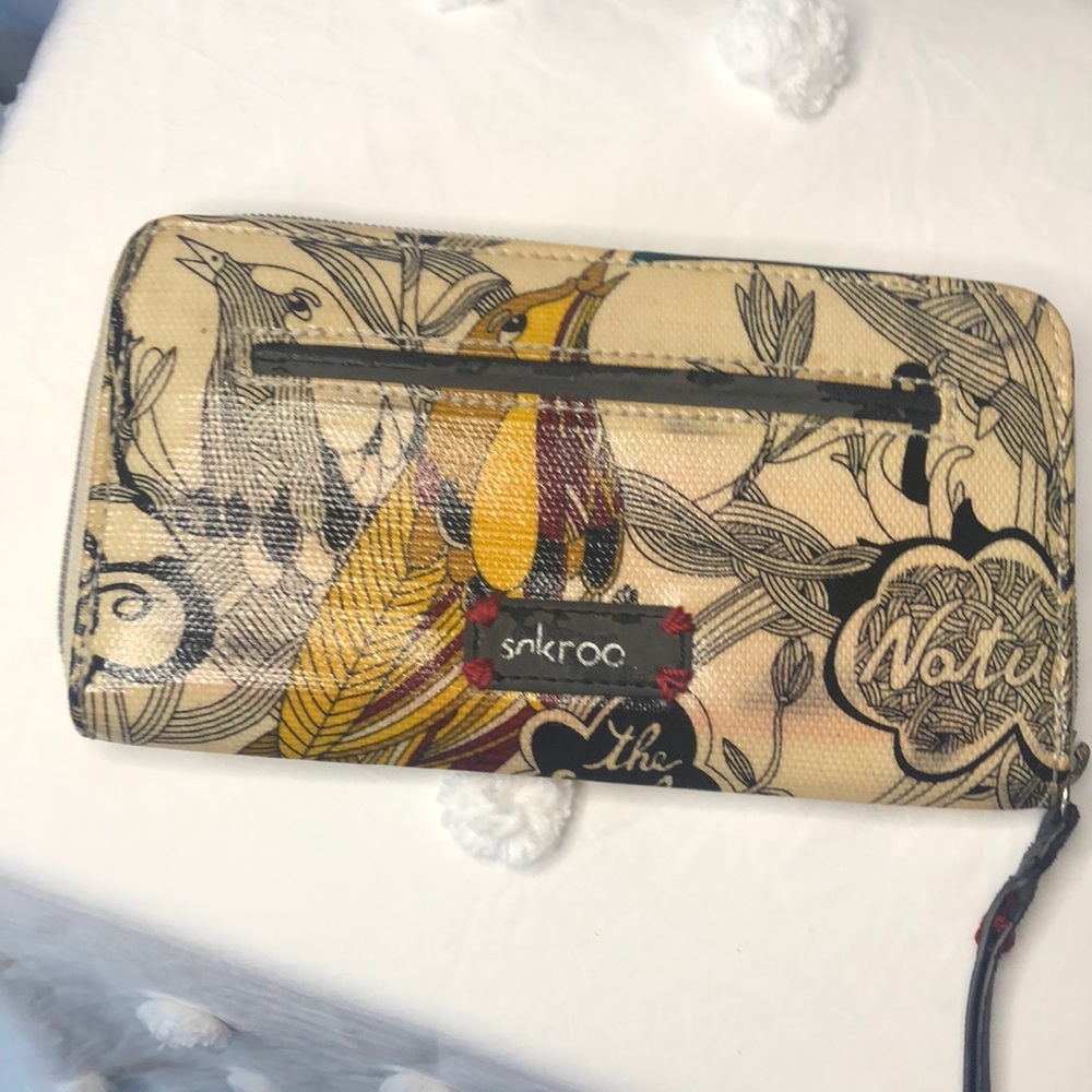 Sakroots Colorful Bird Printed Wallet. - image 1